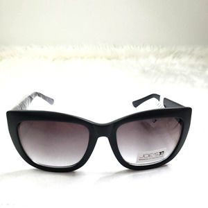 Joe's Jeans Sunglasses Cateye Matte Black Plastic